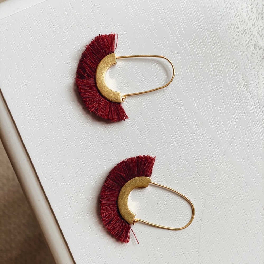 Madewell fringe earrings